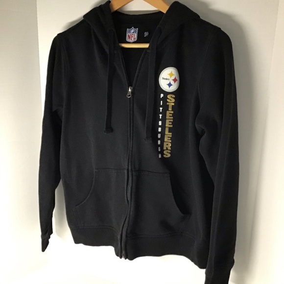 steelers zip up hoodie